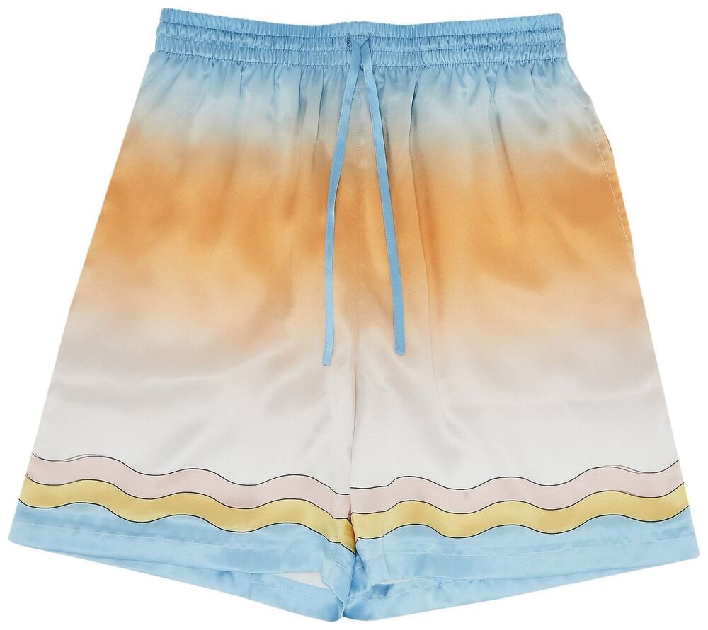 NWT Casablanca ‘La Danse’ Gradient Silk Shorts Sz L $845.00